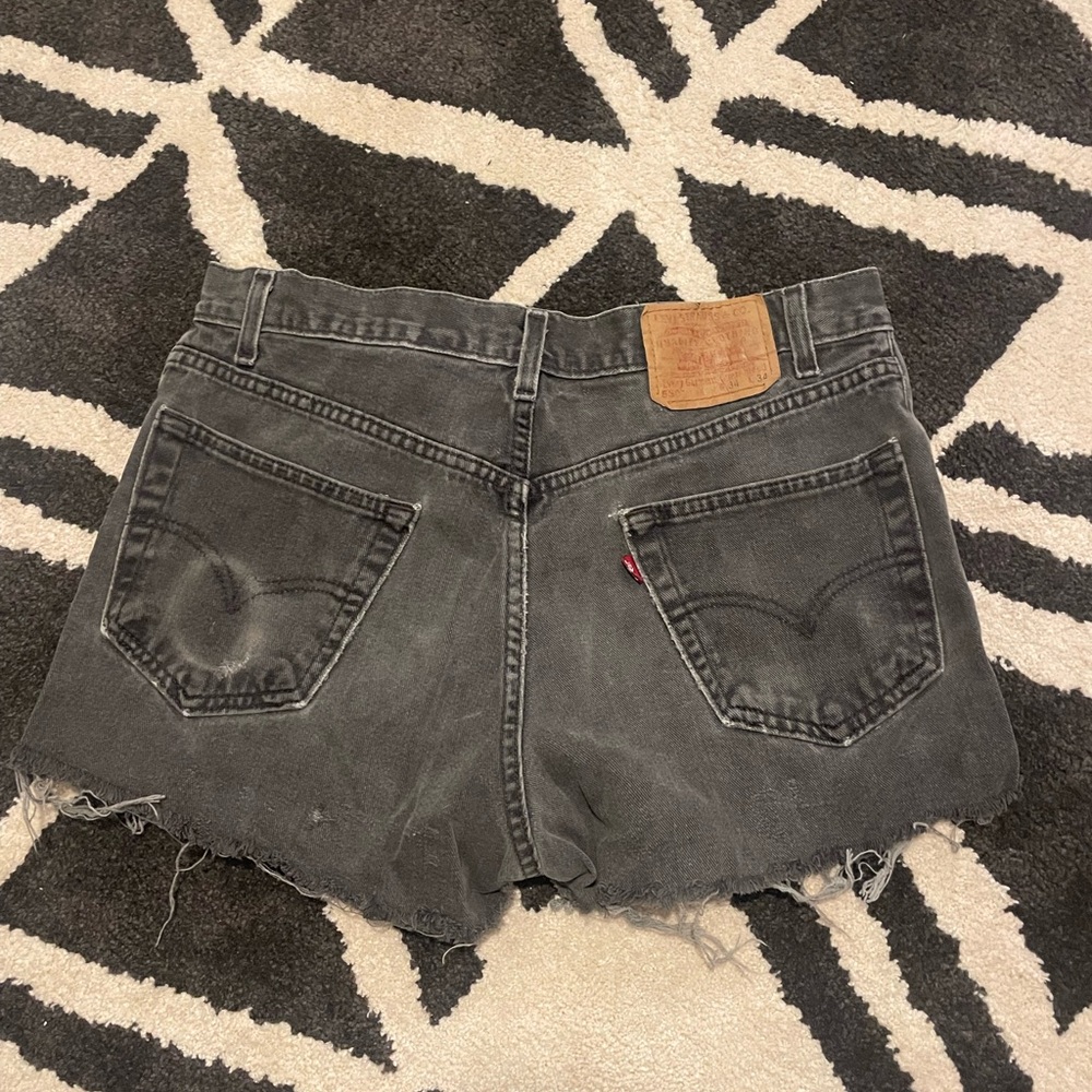 Levi’s distressed cutoff shorts